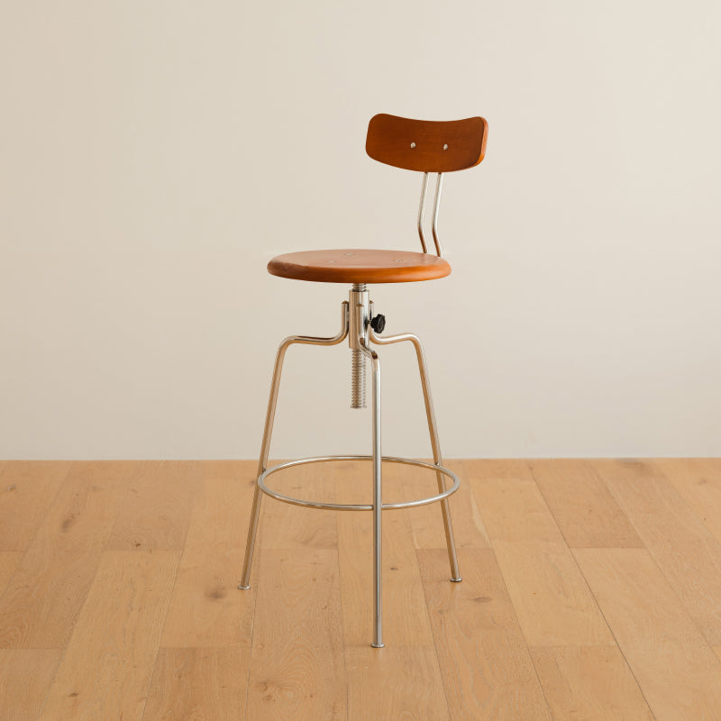 Moderne roteerbare barkruk lage rugtellerbark ontlasting voor thuis