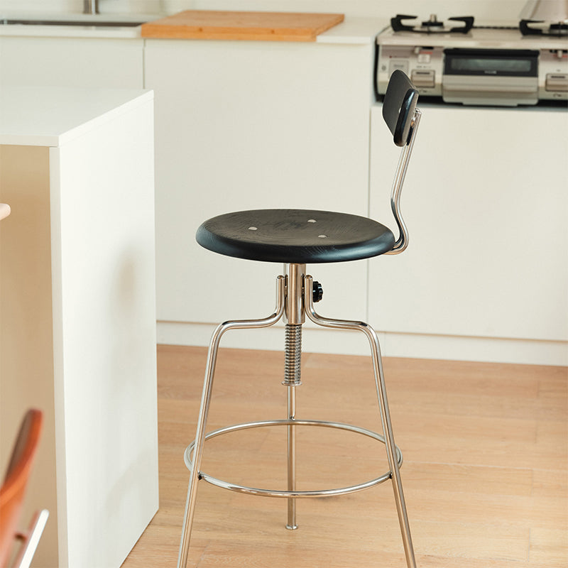 Moderne roteerbare barkruk lage rugtellerbark ontlasting voor thuis