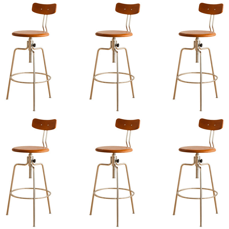 Moderne roteerbare barkruk lage rugtellerbark ontlasting voor thuis