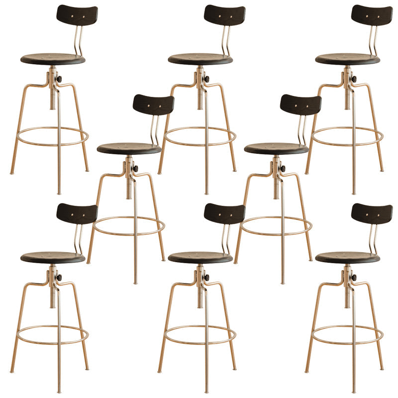 Moderne roteerbare barkruk lage rugtellerbark ontlasting voor thuis