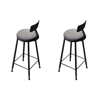 Tabourets de salle à manger sans bras rembourrés