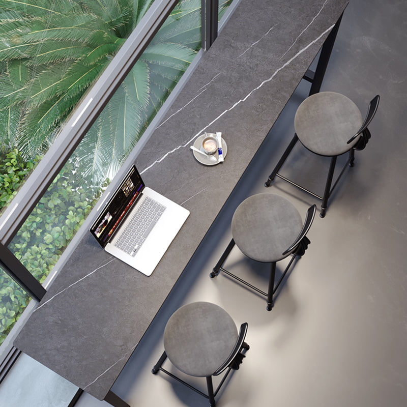 Tabourets de salle à manger sans bras rembourrés