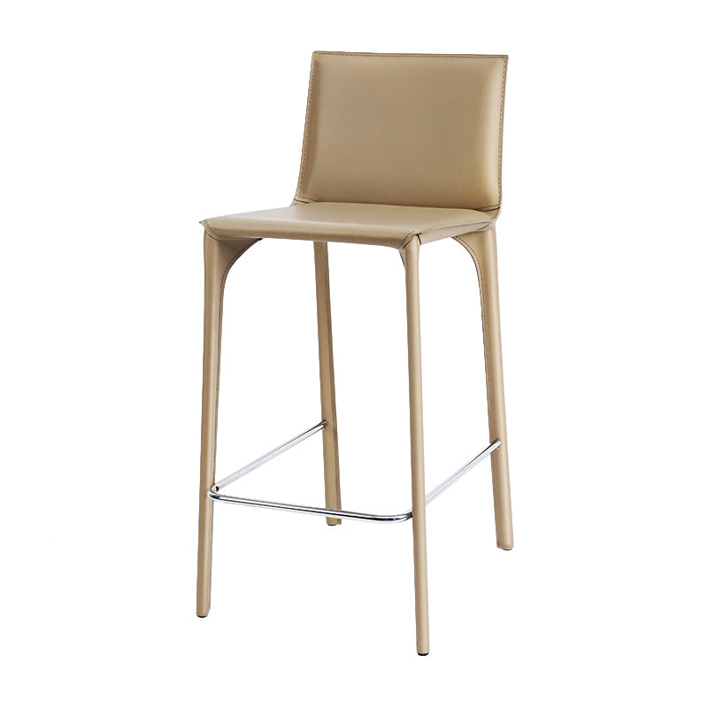 Faux Leather Upholstered Dining Stools Low Back Dining Stools Clearhalo 'Bar Furniture' 'Bar Stools' 'bar_stools' 'furn' 'furn_bar_stools' 'Furniture' 'Kitchen & Dining Furniture' 6968062