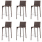 Faux Leather Upholstered Dining Stools Low Back Dining Stools Dark Gray 6 Piece Set Bar Stool(30"H) Clearhalo 'Bar Furniture' 'Bar Stools' 'bar_stools' 'furn' 'furn_bar_stools' 'Furniture' 'Kitchen & Dining Furniture' 6968081