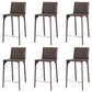 Faux Leather Upholstered Dining Stools Low Back Dining Stools Dark Gray 6 Piece Set Short Stool(22"H) Clearhalo 'Bar Furniture' 'Bar Stools' 'bar_stools' 'furn' 'furn_bar_stools' 'Furniture' 'Kitchen & Dining Furniture' 6968083