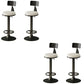 Low Back Dining Stool Adjustable Height Bar Stool with Metal Base White 4 Piece Set Clearhalo 'Bar Furniture' 'Bar Stools' 'bar_stools' 'furn' 'furn_bar_stools' 'Furniture' 'Kitchen & Dining Furniture' 6968116
