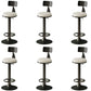 Low Back Dining Stool Adjustable Height Bar Stool with Metal Base White 6 Piece Set Clearhalo 'Bar Furniture' 'Bar Stools' 'bar_stools' 'furn' 'furn_bar_stools' 'Furniture' 'Kitchen & Dining Furniture' 6968121