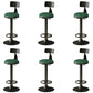 Low Back Dining Stool Adjustable Height Bar Stool with Metal Base Green 6 Piece Set Clearhalo 'Bar Furniture' 'Bar Stools' 'bar_stools' 'furn' 'furn_bar_stools' 'Furniture' 'Kitchen & Dining Furniture' 6968122