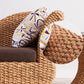 Upholstered Chaise Rattan Chaise Lounge Chair for Bedroom and Living Room