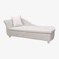 Sillón Chaise Lounge de ratán Chaise tapizado con un brazo
