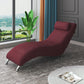 Modern Cushioned Chaise Lounge Pine Chaise with Pillow for Bedroom and Living Room Burgundy Clearhalo 'Chairs & Seating' 'Chaise Lounge' 'chaise_lounge' 'furn' 'furn_chaise_lounge' 'Furniture' 'Living Room Furniture' 6968694