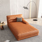 Modern Upholstered Chaise Lounge Leather Recessed Arms for Bedroom and Living Room Clearhalo 'Chairs & Seating' 'Chaise Lounge' 'chaise_lounge' 'furn' 'furn_chaise_lounge' 'Furniture' 'Living Room Furniture' 6968699