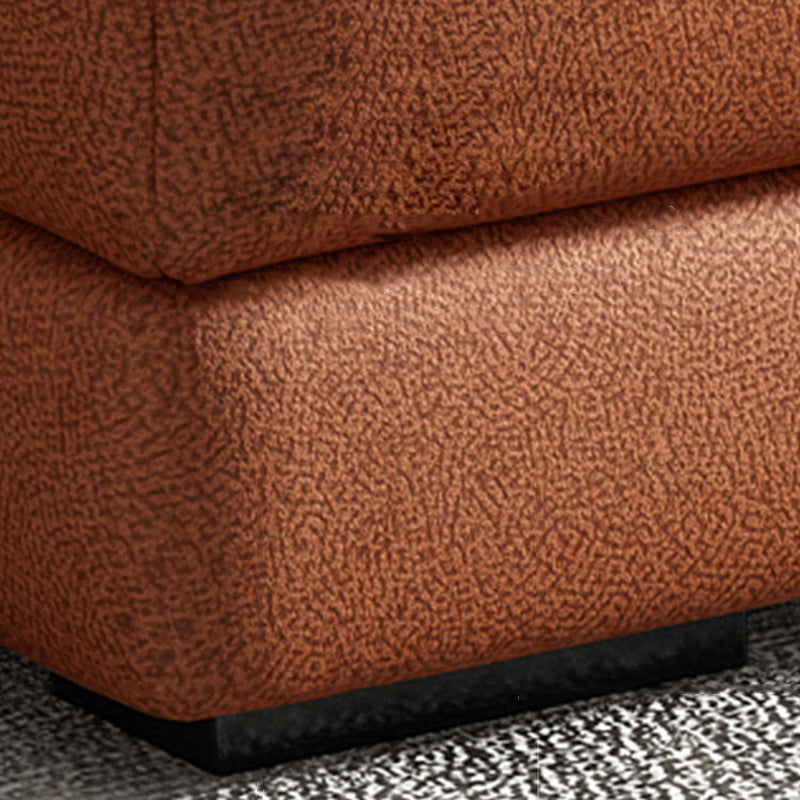 Modern Upholstered Chaise Lounge Leather Recessed Arms for Bedroom and Living Room Clearhalo 'Chairs & Seating' 'Chaise Lounge' 'chaise_lounge' 'furn' 'furn_chaise_lounge' 'Furniture' 'Living Room Furniture' 6968703