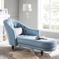 Nordic Style Leather Chair Solid Color Chaise Lounge Couch for Bedroom Clearhalo 'Chairs & Seating' 'Chaise Lounge' 'chaise_lounge' 'furn' 'furn_chaise_lounge' 'Furniture' 'Living Room Furniture' 6968759
