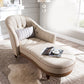 Nordic Style Leather Chair Solid Color Chaise Lounge Couch for Bedroom Clearhalo 'Chairs & Seating' 'Chaise Lounge' 'chaise_lounge' 'furn' 'furn_chaise_lounge' 'Furniture' 'Living Room Furniture' 6968761