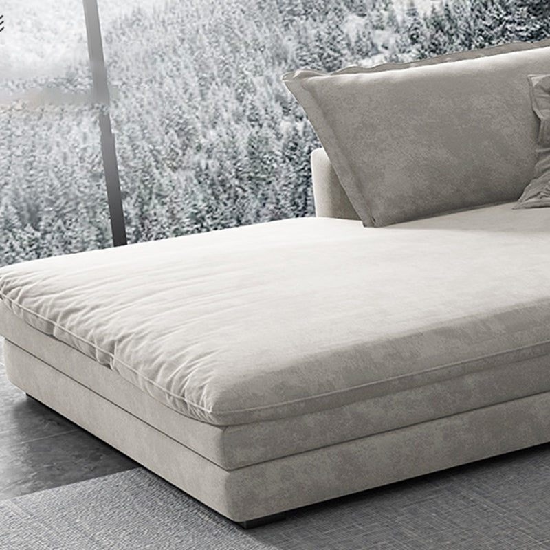 Glam Cushioned Chaise Lounge Recessed Arms Chaise with Three Pillows for Bedroom Clearhalo 'Chairs & Seating' 'Chaise Lounge' 'chaise_lounge' 'furn' 'furn_chaise_lounge' 'Furniture' 'Living Room Furniture' 6968767