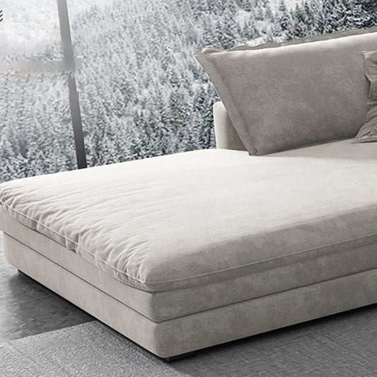 Glam Cushioned Chaise Lounge Recessed Arms Chaise with Three Pillows for Bedroom Clearhalo 'Chairs & Seating' 'Chaise Lounge' 'chaise_lounge' 'furn' 'furn_chaise_lounge' 'Furniture' 'Living Room Furniture' 6968767