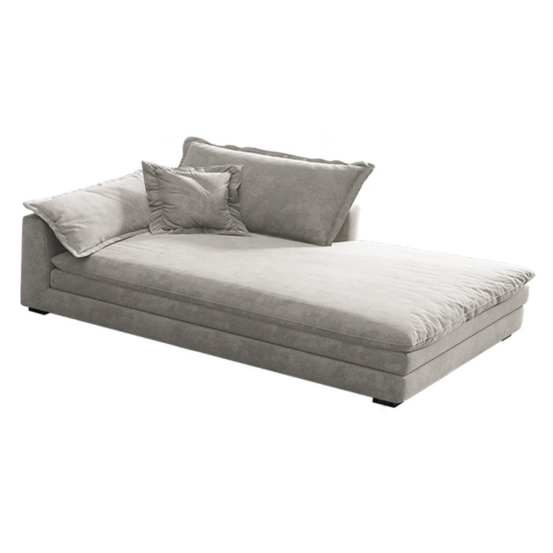Glam Cushioned Chaise Lounge Recessed Arms Chaise with Three Pillows for Bedroom Clearhalo 'Chairs & Seating' 'Chaise Lounge' 'chaise_lounge' 'furn' 'furn_chaise_lounge' 'Furniture' 'Living Room Furniture' 6968774
