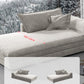 Glam Cushioned Chaise Lounge Recessed Arms Chaise with Three Pillows for Bedroom Clearhalo 'Chairs & Seating' 'Chaise Lounge' 'chaise_lounge' 'furn' 'furn_chaise_lounge' 'Furniture' 'Living Room Furniture' 6968776