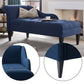 Modern Style Chaise Polyester Blend Chaise Lounge with Rolled Arms Clearhalo 'Chairs & Seating' 'Chaise Lounge' 'chaise_lounge' 'furn' 'furn_chaise_lounge' 'Furniture' 'Living Room Furniture' 6968794