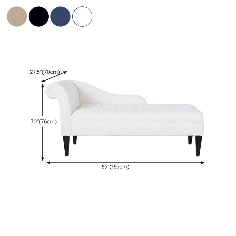 Modern Style Chaise Polyester Blend Chaise Lounge with Rolled Arms Clearhalo 'Chairs & Seating' 'Chaise Lounge' 'chaise_lounge' 'furn' 'furn_chaise_lounge' 'Furniture' 'Living Room Furniture' 6968801