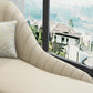 Modern Leather Chaise Lounge Upholstered Lounge with Flared Arms for Bedroom Clearhalo 'Chairs & Seating' 'Chaise Lounge' 'chaise_lounge' 'furn' 'furn_chaise_lounge' 'Furniture' 'Living Room Furniture' 6968805