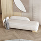 Modern Style Chaise Solid Color Lounge Chair with Genuine Leather