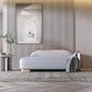 Modern Style Chaise Solid Color Lounge Chair with Genuine Leather