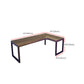 Modern Solid Wood Office Desk L-Shape Writing Desk with Shelf for Office Clearhalo 'furn' 'furn_office_desk' 'Furniture' 'Office Desks' 'Office Furniture' 'office_desk' 6969498