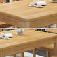 Simple Solid Wood Standard Dining Table Square Shape Kitchen Dining Table with 4 Legs Base Clearhalo ' dining_table' 'Dining Tables & Seating' 'Dining Tables' 'furn' 'furn_dining_table' 'Furniture' 'furniture_dining_table' 'Kitchen & Dining Furniture' 'kitchen&dining_furn' 'kitchen' 'kitchen_dining_table' 6969609