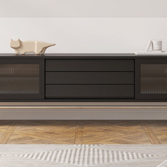 Console televisiva in legno massiccio Servi TV console scandinava per soggiorno