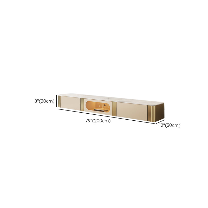 Stone TV Media Console Contemporary TV Console with 4 Drawers Clearhalo 'furn' 'furn_tv_stands_entertainment_centers' 'Furniture' 'Living Room Furniture' 'TV Stands & Entertainment Centers' 'TV Stands & Media Storage Furniture' 'tv_stands_entertainment_centers' 6969655
