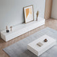 Faux Wood TV Console Contemporary White 2 / 4 Drawers Media Console Clearhalo 'furn' 'furn_tv_stands_entertainment_centers' 'Furniture' 'Living Room Furniture' 'TV Stands & Entertainment Centers' 'TV Stands & Media Storage Furniture' 'tv_stands_entertainment_centers' 6969701