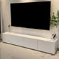 Faux Wood TV Console Contemporary White 2 / 4 Drawers Media Console Clearhalo 'furn' 'furn_tv_stands_entertainment_centers' 'Furniture' 'Living Room Furniture' 'TV Stands & Entertainment Centers' 'TV Stands & Media Storage Furniture' 'tv_stands_entertainment_centers' 6969703