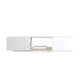 Faux Wood TV Console Contemporary White 2 / 4 Drawers Media Console Clearhalo 'furn' 'furn_tv_stands_entertainment_centers' 'Furniture' 'Living Room Furniture' 'TV Stands & Entertainment Centers' 'TV Stands & Media Storage Furniture' 'tv_stands_entertainment_centers' 6969704