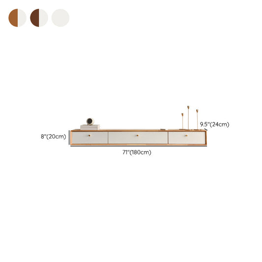 Console TV moderna console galleggiante con console TV con cassetti