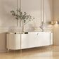 Marble TV Media Console Contemporary TV Console for Living Room