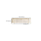 Marble TV Media Console Contemporary TV Console for Living Room