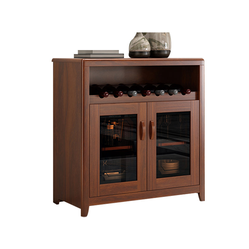 Porte in vetro da pranzo in legno moderno moderno in porcellana con cassetti