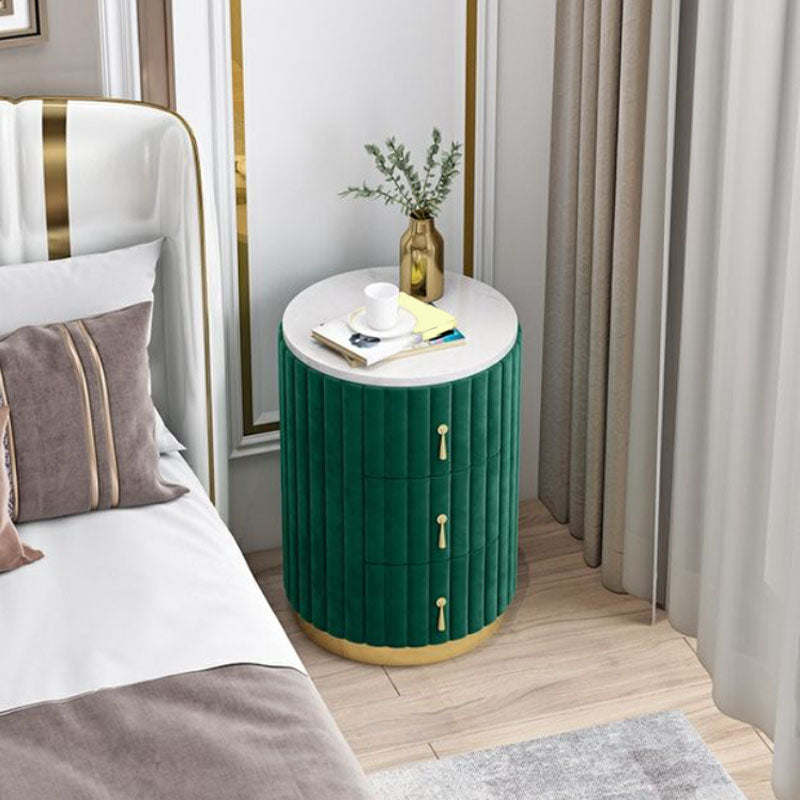 Modernism Storage Night Table 3 Drawers Bed Nightstand for Home Clearhalo 'Bedroom Furniture' 'furn' 'furn_night_stand' 'Furniture' 'night_stand' 'Nightstands' 6969906