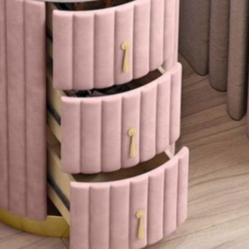 Modernism Storage Night Table 3 Drawers Bed Nightstand for Home Clearhalo 'Bedroom Furniture' 'furn' 'furn_night_stand' 'Furniture' 'night_stand' 'Nightstands' 6969914