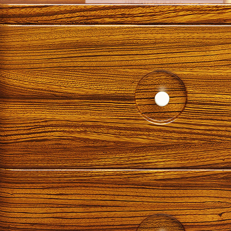 Comodino di accento contemporaneo 2 cassetti tavolo da notte in legno per casa