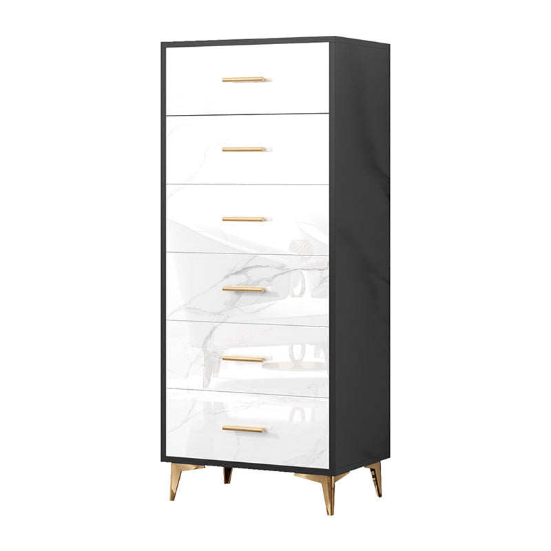 Cómoda moderna con cómoda de almacenamiento de madera fabricada con cajones 3/4/5/6