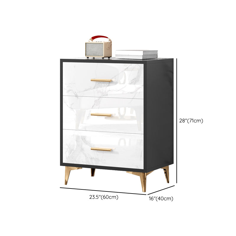 Cómoda moderna con cómoda de almacenamiento de madera fabricada con cajones 3/4/5/6