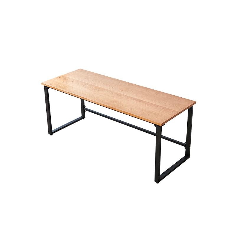 Modern Solid Wood Computer Desk Rectangular Shape Task Desk with Sled Base for Home 63"L x 27.6"W x 29.5"H Clearhalo 'furn' 'furn_office_desk' 'Furniture' 'Office Desks' 'Office Furniture' 'office_desk' 6970320