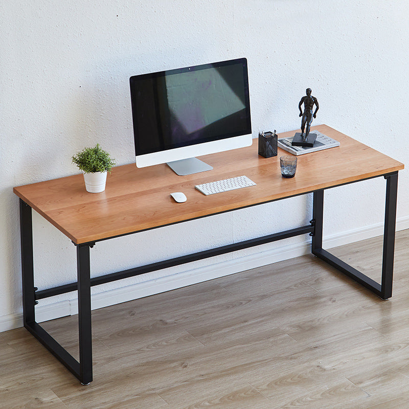 Modern Solid Wood Computer Desk Rectangular Shape Task Desk with Sled Base for Home 70.9"L x 27.6"W x 29.5"H Clearhalo 'furn' 'furn_office_desk' 'Furniture' 'Office Desks' 'Office Furniture' 'office_desk' 6970321