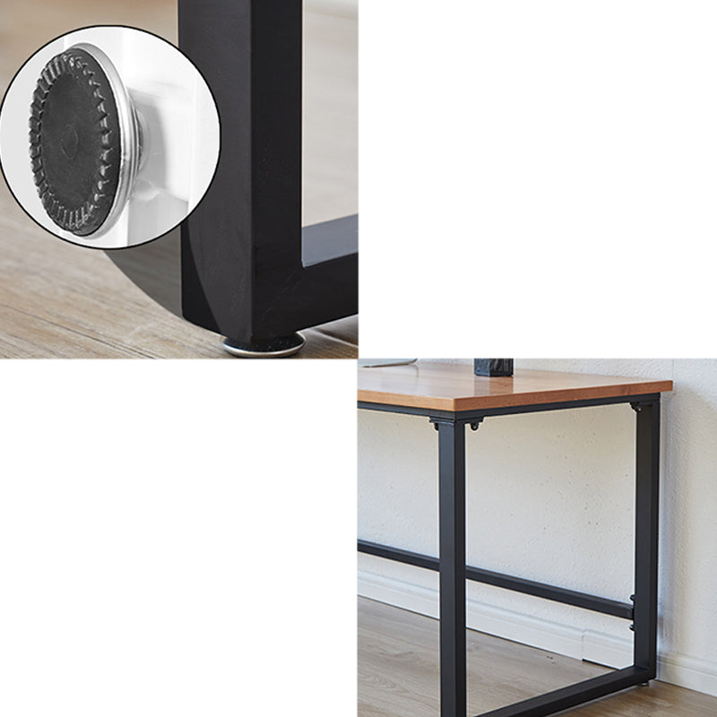 Modern Solid Wood Computer Desk Rectangular Shape Task Desk with Sled Base for Home Clearhalo 'furn' 'furn_office_desk' 'Furniture' 'Office Desks' 'Office Furniture' 'office_desk' 6970325