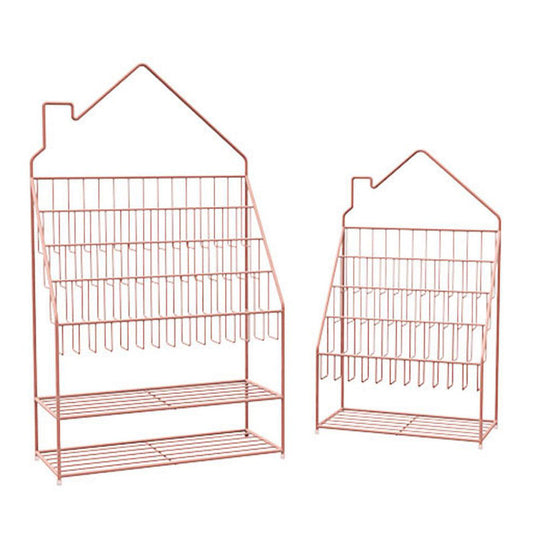 Scandinavian gesloten back ladder boekenplank metalen boekenkast met planken