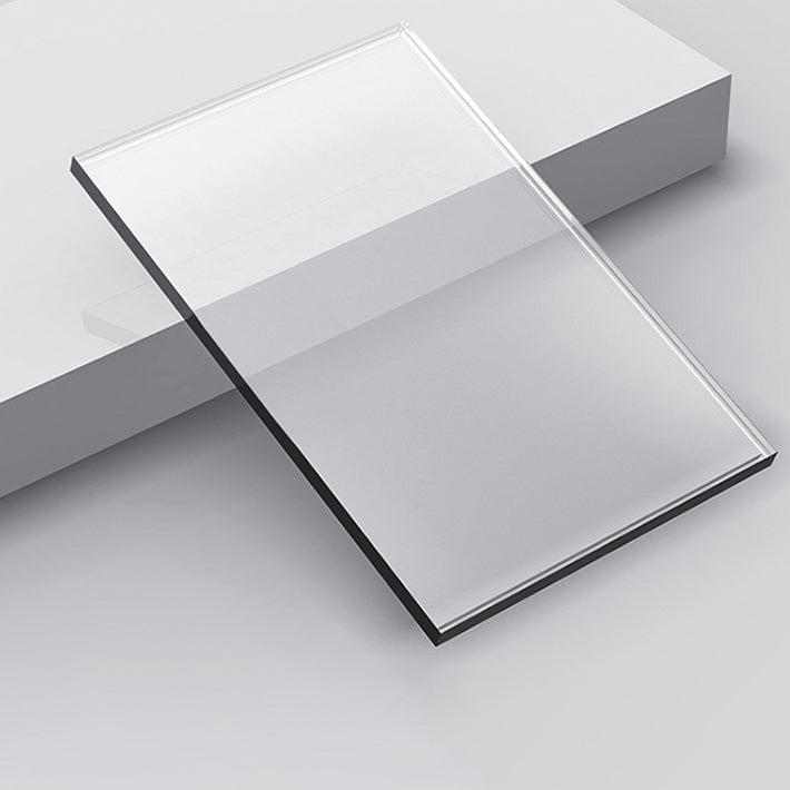 Zeitgenössischer geschlossener Standard -Bücherregal -Acryl -Bücherregal mit rechteckigen Regalen