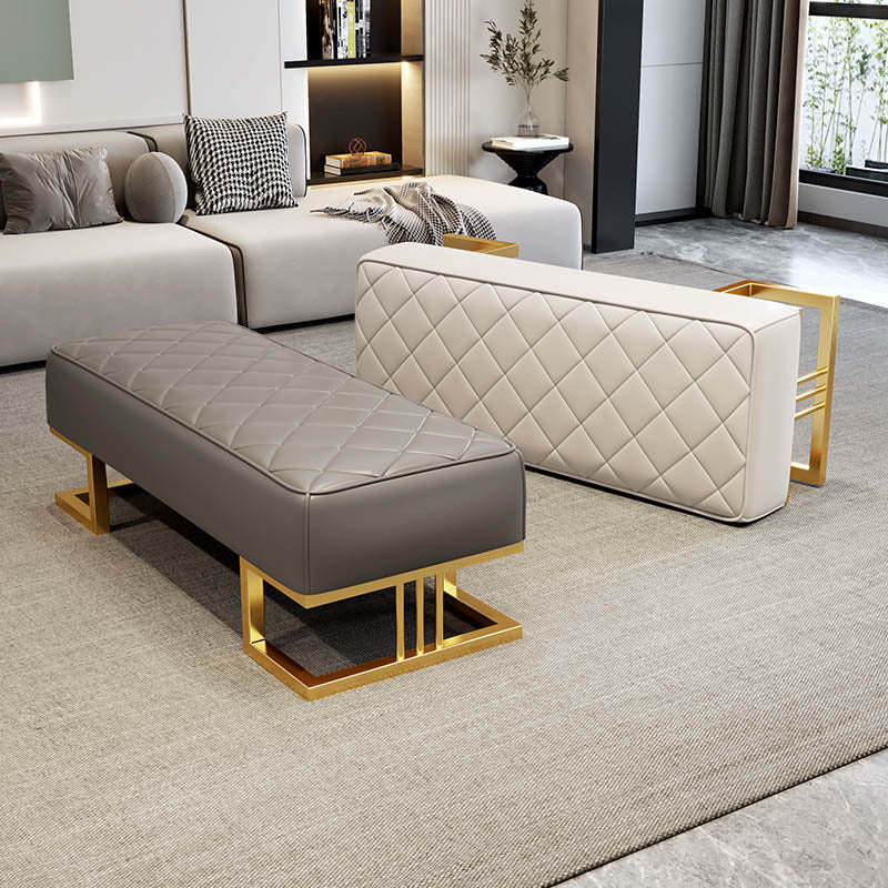 Banco di posti a sedere imbottiti ingresso rettangolo e panca per camera da letto, 18 "W